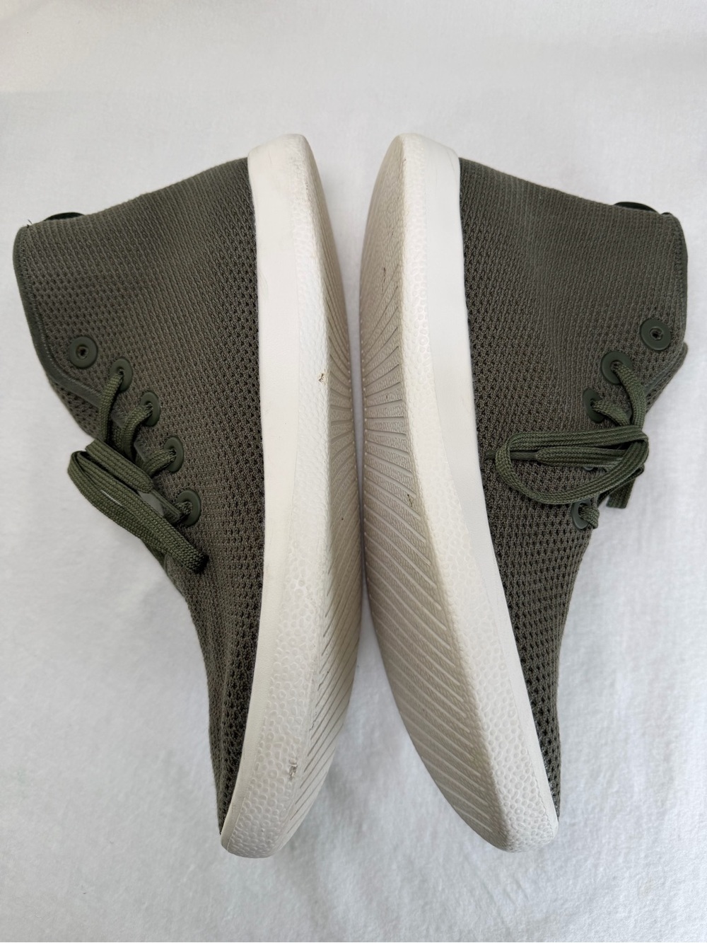 Allbirds Men's Tree Toppers High Top Sneakers Olive Green Size 11 - Picture 5 of 9